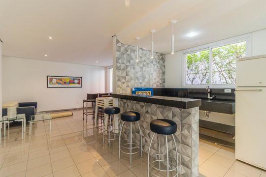 Área comum de apartamento para alugar com 1 quarto, 29m² em Vila Buarque, São Paulo