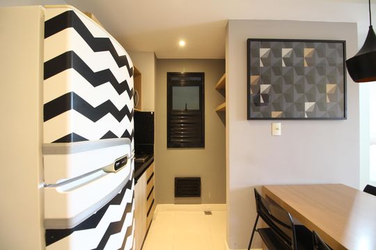 Cozinha de kitnet/studio à venda com 1 quarto, 36m² em Jacarepaguá, Rio de Janeiro