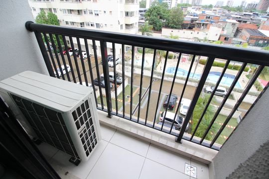 Varanda de kitnet/studio à venda com 1 quarto, 36m² em Jacarepaguá, Rio de Janeiro