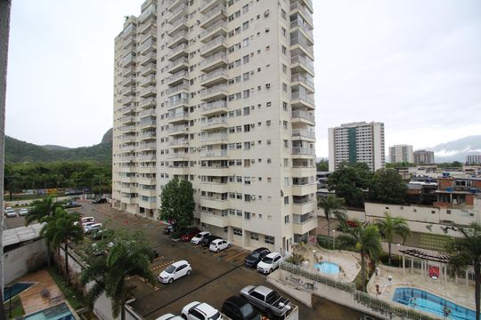 Vista da Varanda de kitnet/studio à venda com 1 quarto, 36m² em Jacarepaguá, Rio de Janeiro