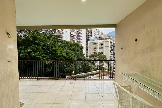Varanda de apartamento para alugar com 2 quartos, 110m² em Jardim Botânico, Rio de Janeiro