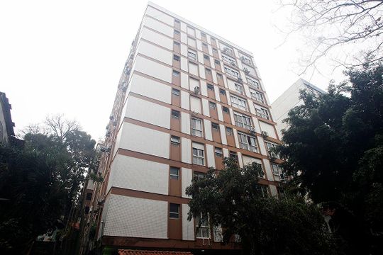 Fachada de kitnet/studio para alugar com 1 quarto, 29m² em Centro Histórico, Porto Alegre