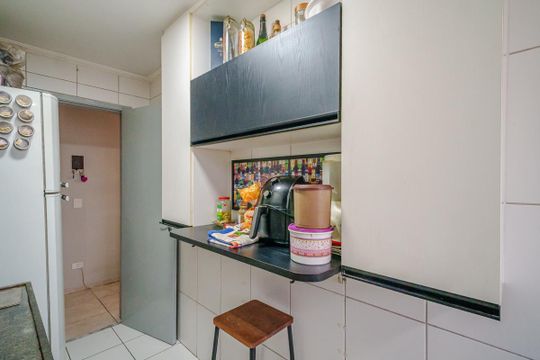 Cozinha de apartamento à venda com 3 quartos, 67m² em Jardim Esmeralda, São Paulo