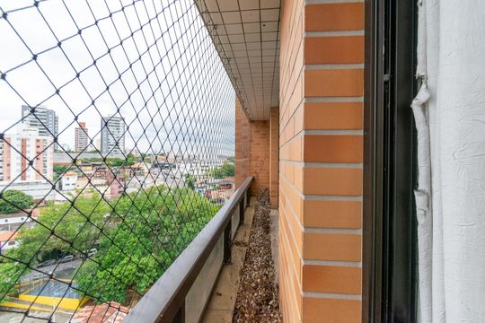 Varanda da Sala de apartamento à venda com 3 quartos, 147m² em Vila Mascote, São Paulo