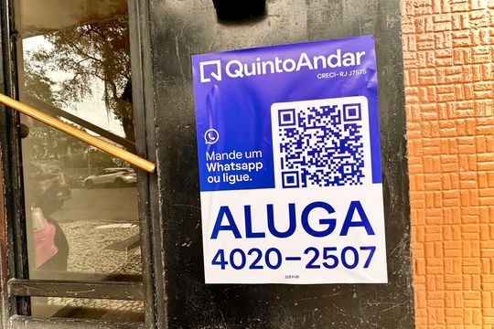 Placa de apartamento à venda com 1 quarto, 40m² em Catete, Rio de Janeiro