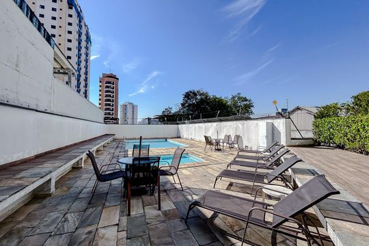 Área comum - Piscina de apartamento para alugar com 3 quartos, 78m² em Chácara Santo Antônio (zona Leste), São Paulo