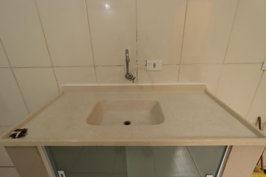 Cozinha - Pia de apartamento para alugar com 2 quartos, 58m² em Vila Progresso, Santo André