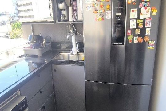 Cozinha de apartamento à venda com 2 quartos, 67m² em Barra Funda, São Paulo