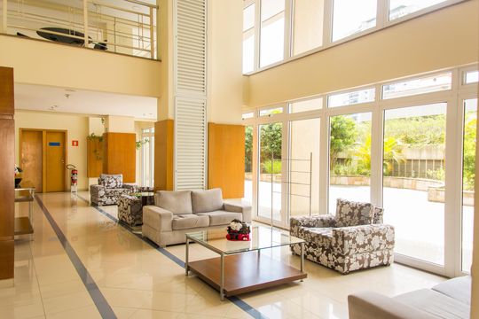 Área comum de apartamento à venda com 1 quarto, 43m² em Centro, Santo André