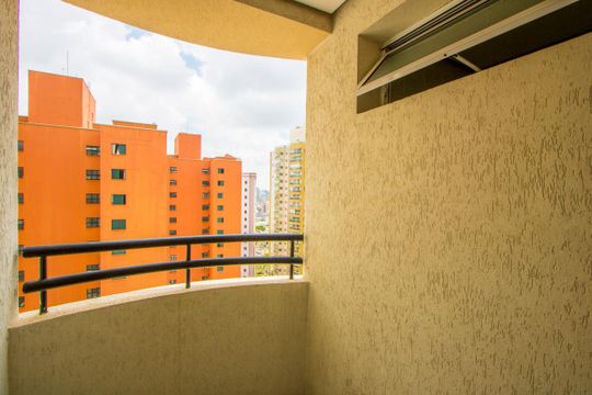 Varanda de apartamento à venda com 1 quarto, 43m² em Centro, Santo André