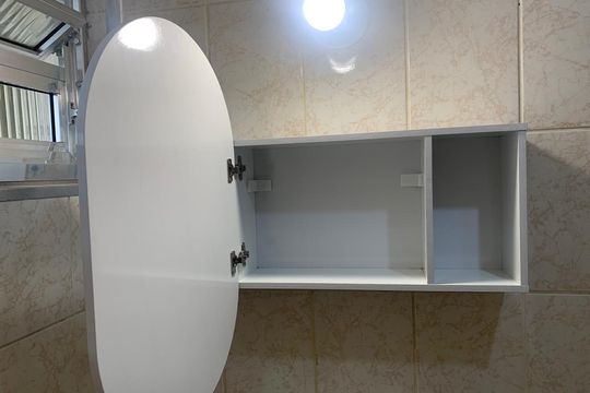 Banheiro social de apartamento para alugar com 1 quarto, 42m² em Liberdade, São Paulo