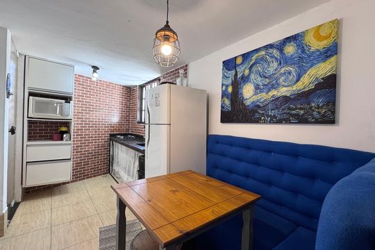 Cozinha e Área de Serviço de casa para alugar com 2 quartos, 80m² em Recreio dos Bandeirantes, Rio de Janeiro