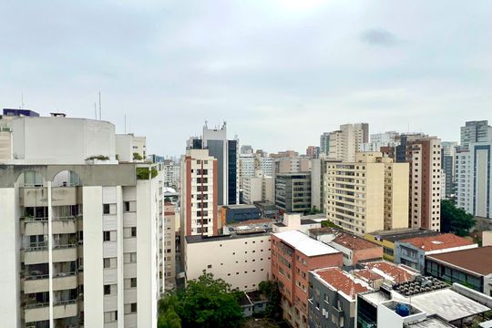 Vista da Varanda de kitnet/studio para alugar com 1 quarto, 40m² em Pinheiros, São Paulo