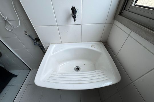 Cozinha e Área de Serviço de apartamento para alugar com 2 quartos, 73m² em Recreio dos Bandeirantes, Rio de Janeiro