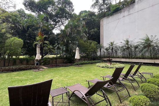 Área comum de apartamento para alugar com 1 quarto, 59m² em Jardim Paulista, São Paulo