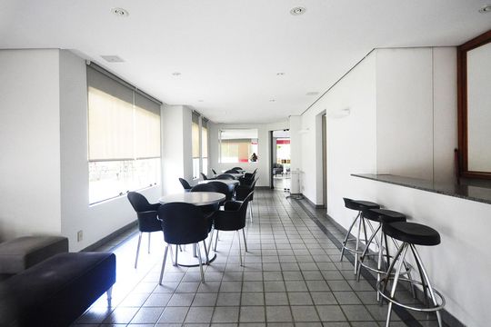 Área comum de apartamento à venda com 1 quarto, 90m² em Vila Andrade, São Paulo