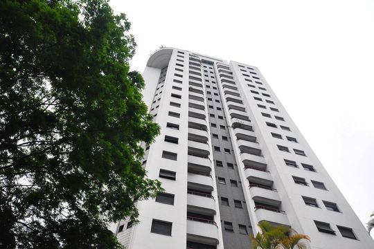 Fachada de apartamento à venda com 1 quarto, 90m² em Vila Andrade, São Paulo