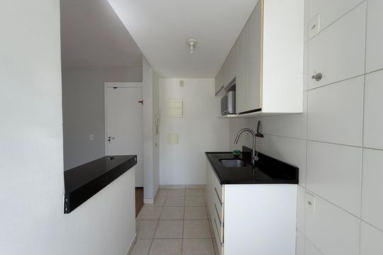Cozinha de apartamento à venda com 3 quartos, 70m² em Jacarepaguá, Rio de Janeiro