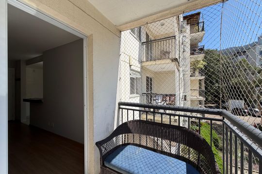 Sala - Varanda de apartamento à venda com 3 quartos, 70m² em Jacarepaguá, Rio de Janeiro