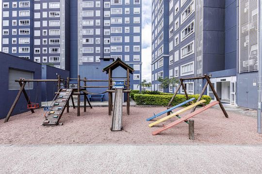 Área comum - Playground de apartamento à venda com 1 quarto, 44m² em Passo das Pedras, Porto Alegre