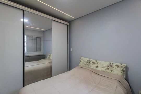 Suite de apartamento à venda com 2 quartos, 85m² em Vila Prudente, São Paulo