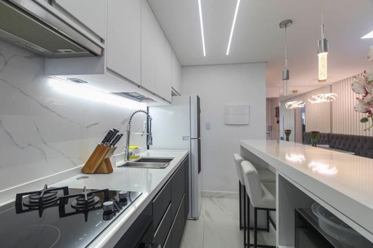 Cozinha de apartamento à venda com 2 quartos, 85m² em Vila Prudente, São Paulo