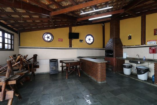 Área Comum - Espaço Gourmet de apartamento à venda com 2 quartos, 51m² em Jardim Sílvia, Santo André