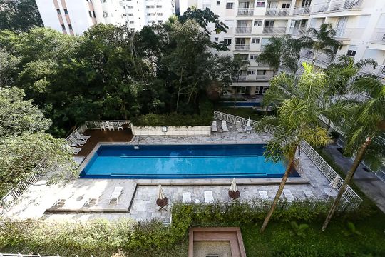 Área comum - Piscina de kitnet/studio para alugar com 1 quarto, 38m² em Jardim Ampliação, São Paulo