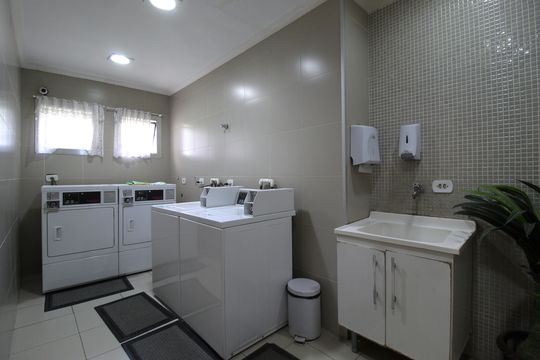 Área Comum - Lavanderia de apartamento para alugar com 2 quartos, 70m² em Vila Olímpia, São Paulo