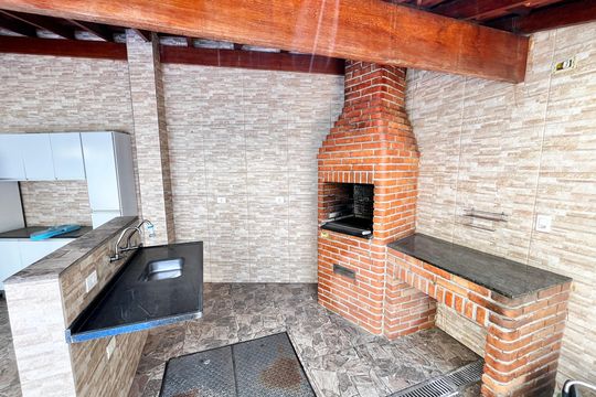 Área comum - Churrasqueira de casa à venda com 5 quartos, 499m² em Vila Romero, São Paulo