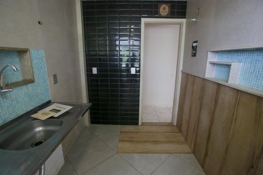 Cozinha de apartamento à venda com 2 quartos, 64m² em Pechincha, Rio de Janeiro