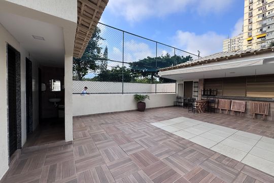 Área comum de apartamento para alugar com 2 quartos, 56m² em Barra da Tijuca, Rio de Janeiro