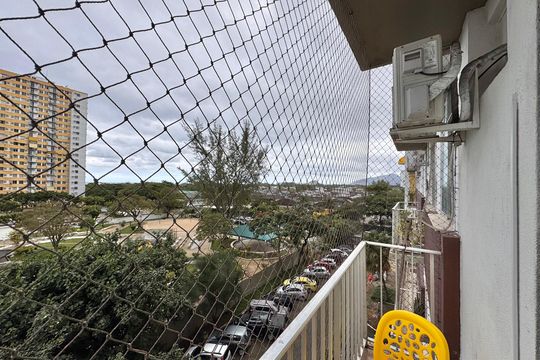 Varanda - Sala de apartamento para alugar com 2 quartos, 56m² em Barra da Tijuca, Rio de Janeiro
