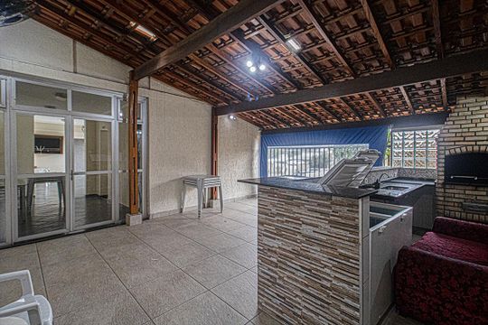 churrasqueira_1 de apartamento para alugar com 2 quartos, 60m² em Jardim Celeste, São Paulo