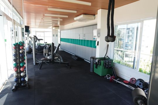 Área comum - Academia de apartamento à venda com 1 quarto, 54m² em Tamboré, Santana de Parnaíba