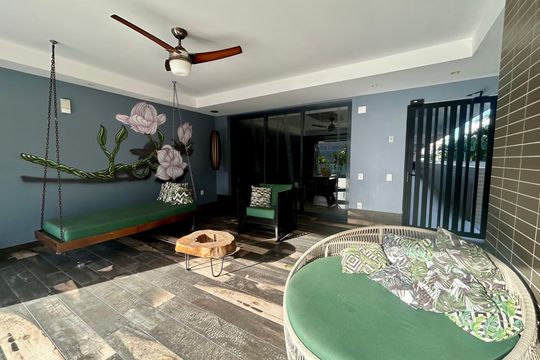 Área comum de apartamento para alugar com 1 quarto, 45m² em Campeche, Florianópolis
