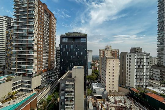 Vista da Varanda  de apartamento para alugar com 1 quarto, 32m² em Sumarezinho, São Paulo