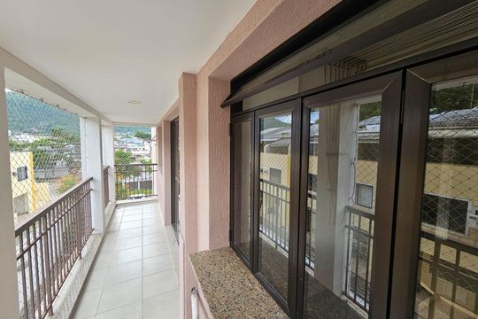 Varanda de apartamento à venda com 3 quartos, 87m² em Taquara, Rio de Janeiro
