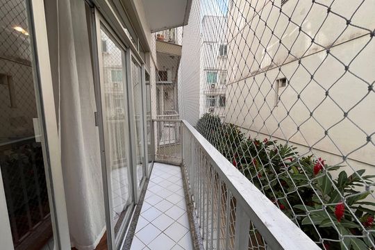 Varanda da Sala de apartamento para alugar com 3 quartos, 121m² em Leblon, Rio de Janeiro
