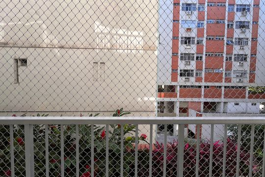 Vista da Varanda da Sala de apartamento para alugar com 3 quartos, 121m² em Leblon, Rio de Janeiro