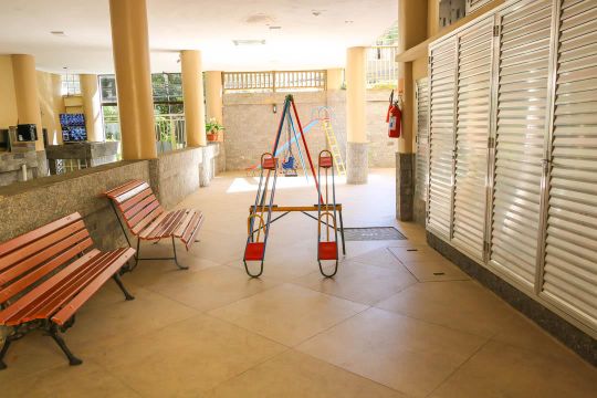 Área comum - Playground de apartamento para alugar com 1 quarto, 40m² em Méier, Rio de Janeiro