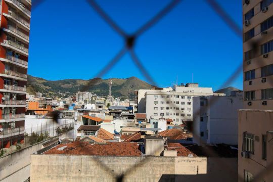 Vista da Sala de apartamento para alugar com 1 quarto, 40m² em Méier, Rio de Janeiro
