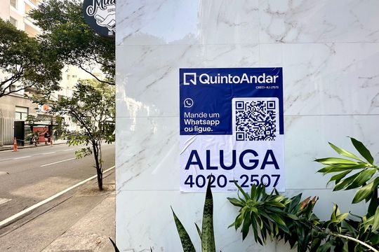 Placa de apartamento para alugar com 1 quarto, 45m² em Copacabana, Rio de Janeiro