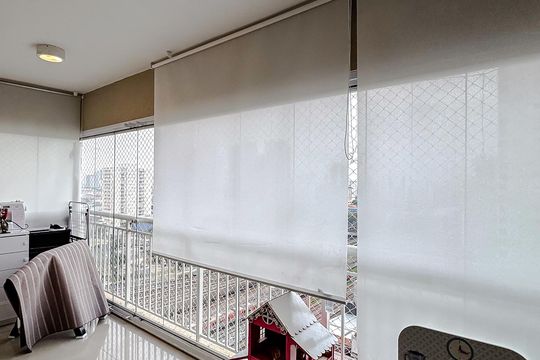 Varanda da Sala de apartamento para alugar com 2 quartos, 70m² em Belenzinho, São Paulo