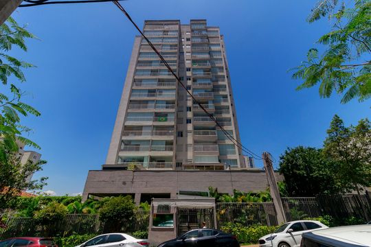 Fachada de apartamento para alugar com 1 quarto, 37m² em Campo Belo, São Paulo