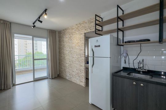 Apartamento para alugar com 1 quarto, 37m² em Campo Belo, São Paulo
