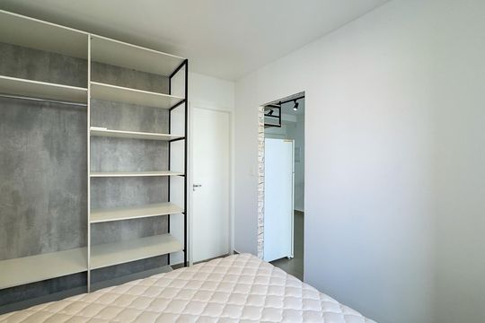 Suíte de apartamento à venda com 1 quarto, 37m² em Campo Belo, São Paulo