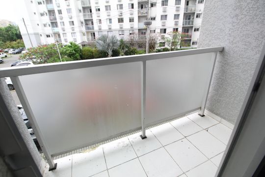 Sala - Varanda de apartamento para alugar com 2 quartos, 52m² em Barra da Tijuca, Rio de Janeiro