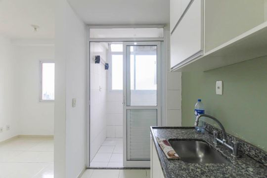 Cozinha de kitnet/studio à venda com 1 quarto, 29m² em Jardim Independência (são Paulo), São Paulo