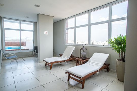 Área comum - Spa de apartamento à venda com 1 quarto, 36m² em Bela Vista, São Paulo
